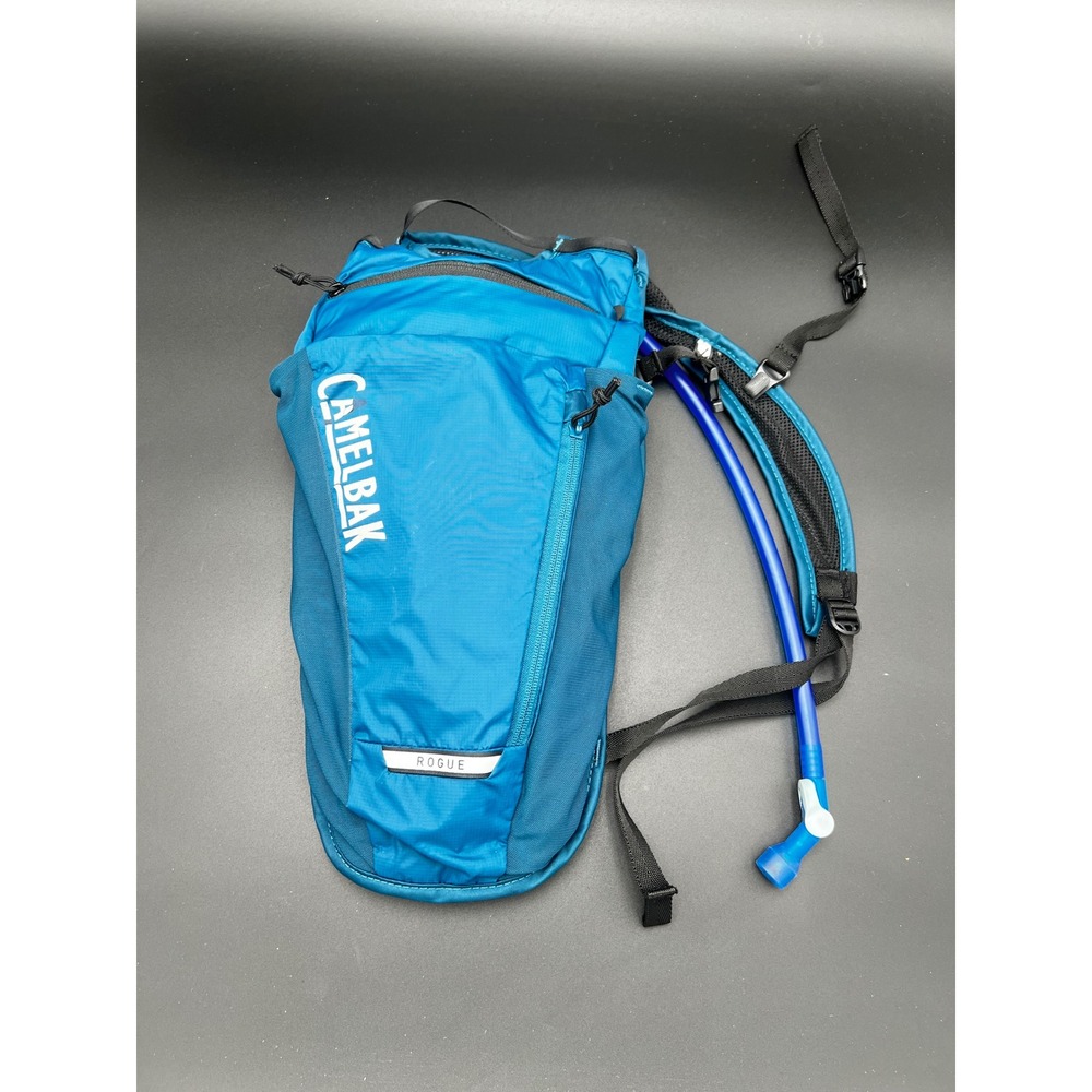 CamelBak Rogue Hydration Pack Blue Cycling Hiking Backpack with Reservoir
